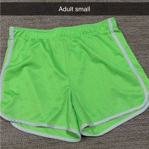 Green shorts